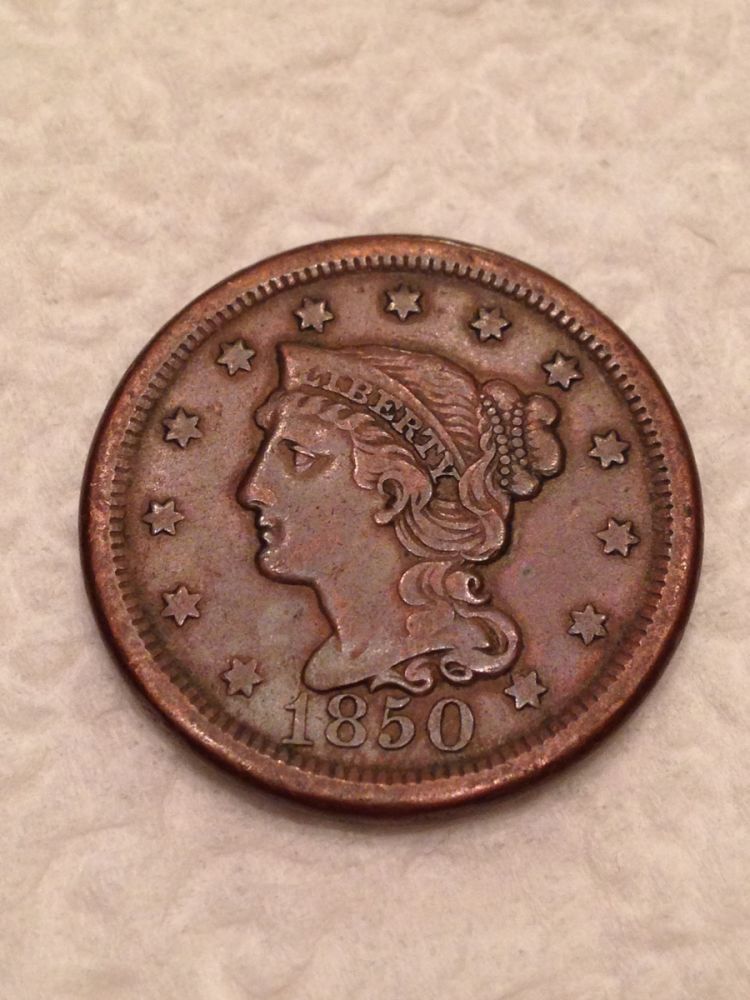 1850-Large-Cent-For-Grading-&-Variety