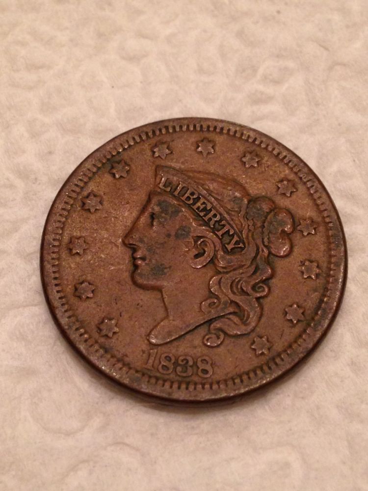 1838-Large-Cent-For-Grading-&-Variety