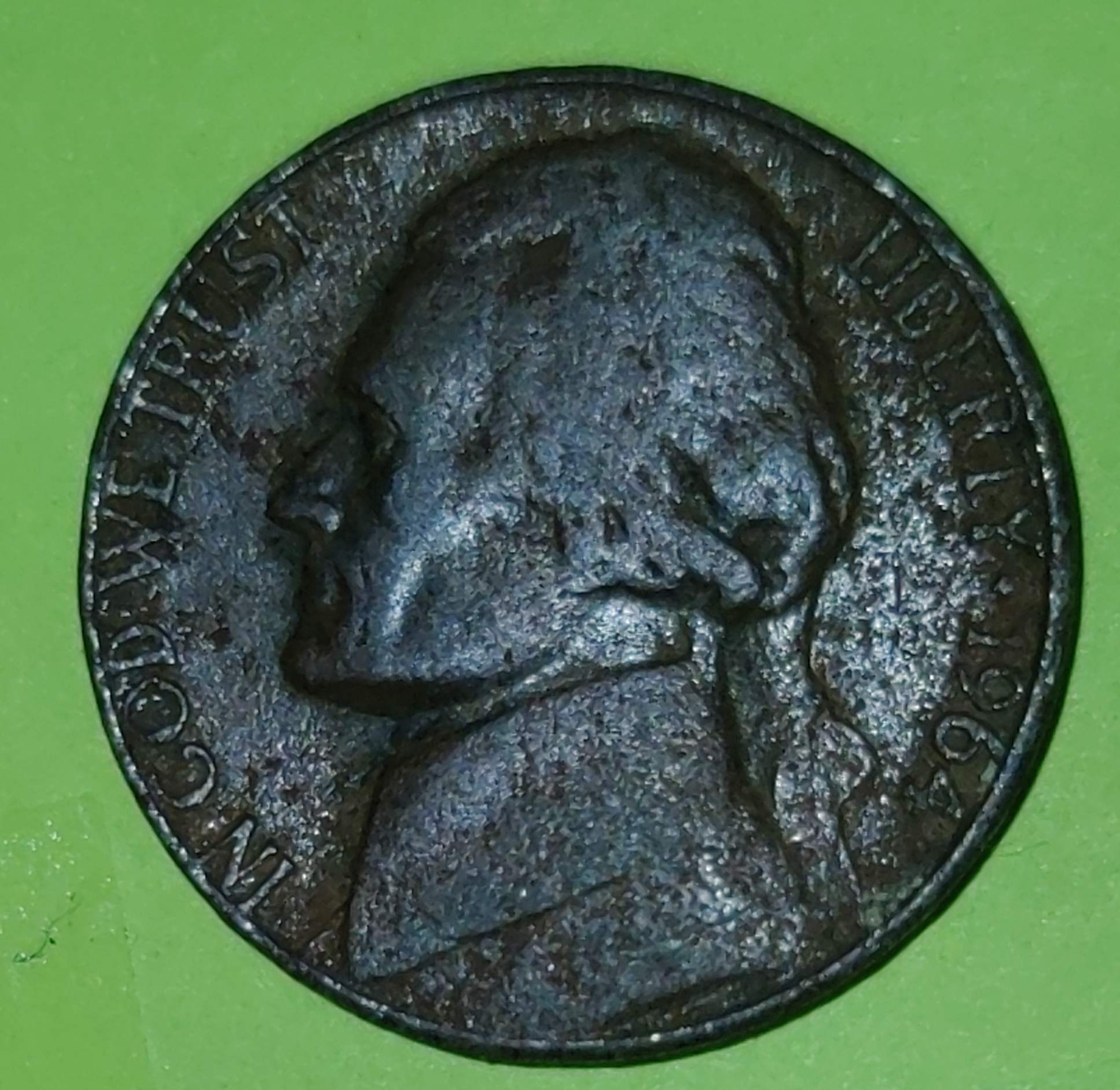 1964-Nickel-Super-Underweight-4.59-4.6grams