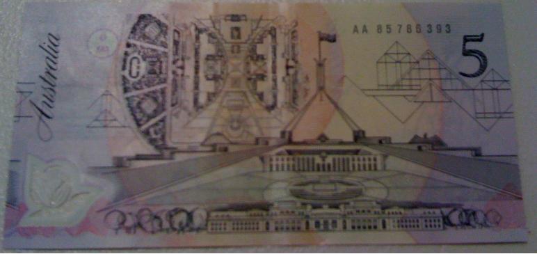 $5.00-Note---Coles-And-Fraser-Question