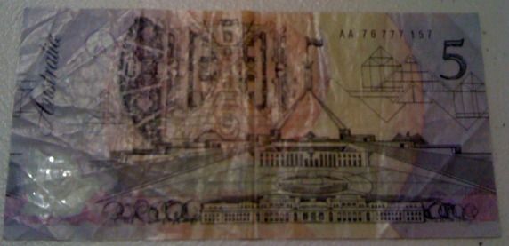 $5.00-Note---Coles-And-Fraser-Question