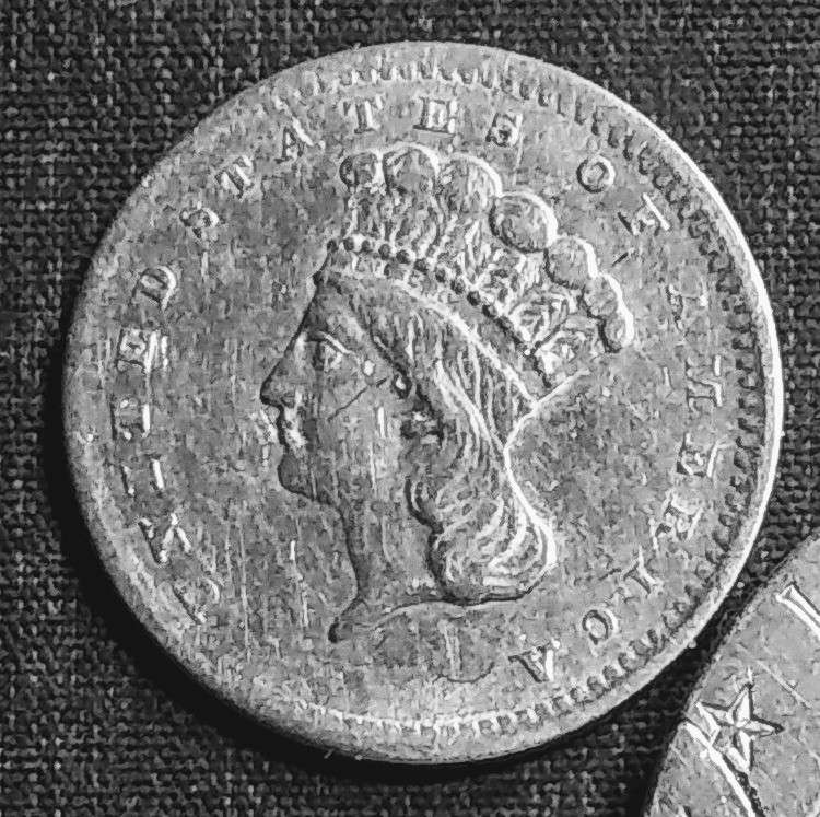1856-Slanted-5-Gold-Dollar-Die-Clash?