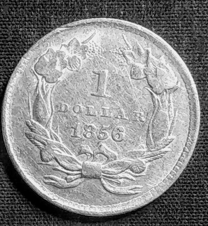 1856-Slanted-5-Gold-Dollar-Die-Clash?