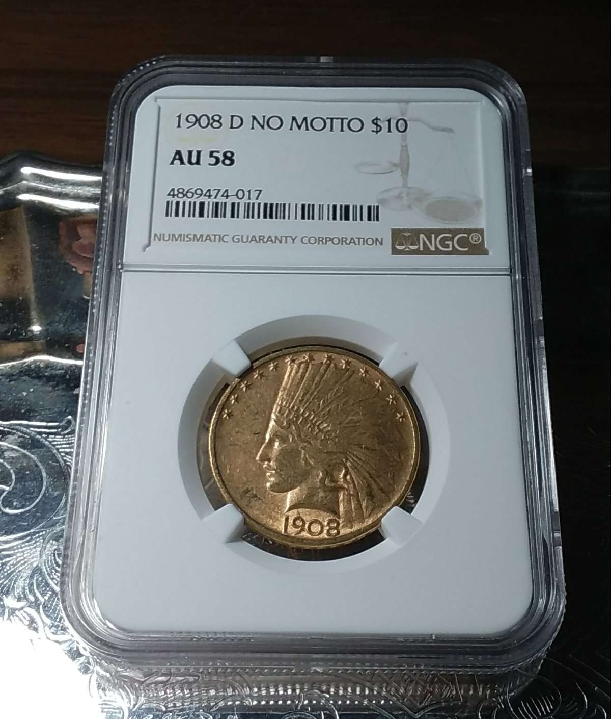 1908-D-No-Motto-$10-Gold-Indian-You-Vs-NGC