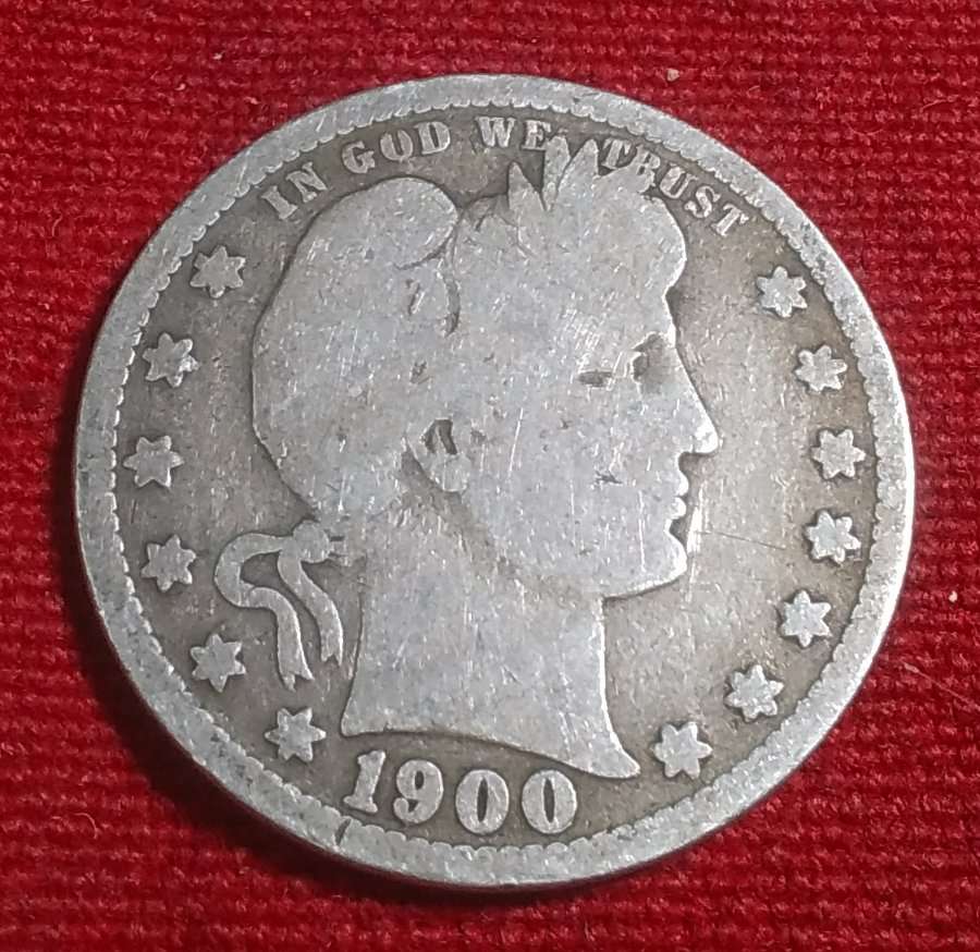 1900-P-Barber-Quarter.-Type-II-OBV-Type-II-REV--Die-Void