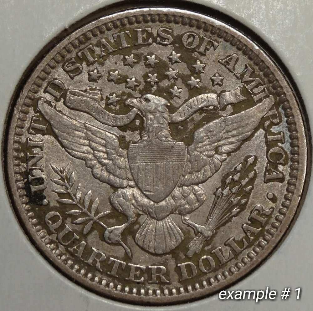 1900-Barber-Quarter-Broken-O-Obverse-Paired-On-Both-Type-II-And-III-Reverse