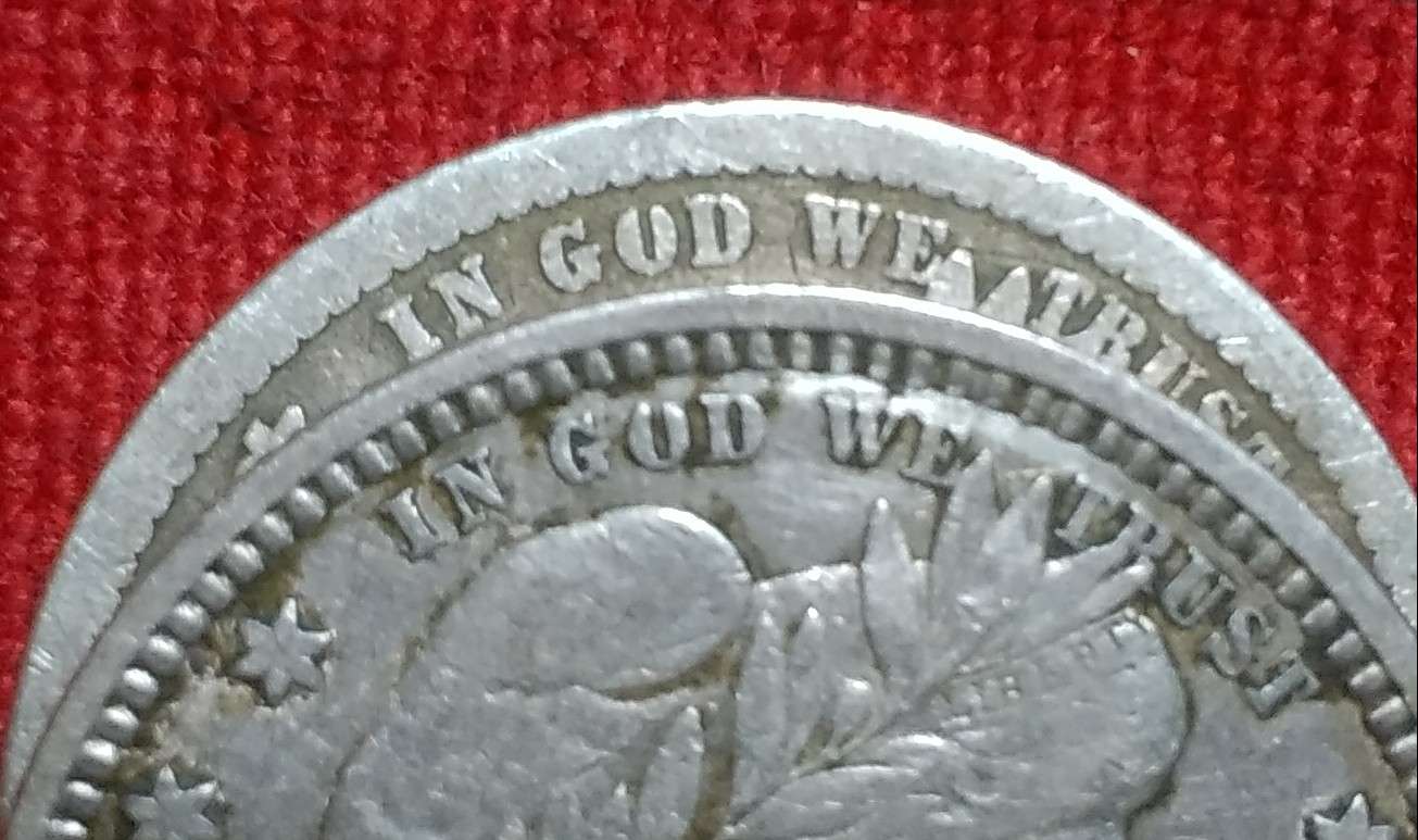 1900-Barber-Quarter-Broken-O-Obverse-Paired-On-Both-Type-II-And-III-Reverse
