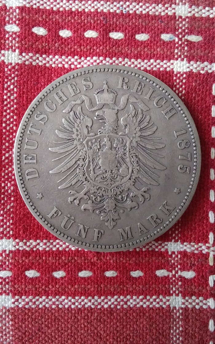 1875-H-Germany-Silver-5-Mark-Grade-Opionions
