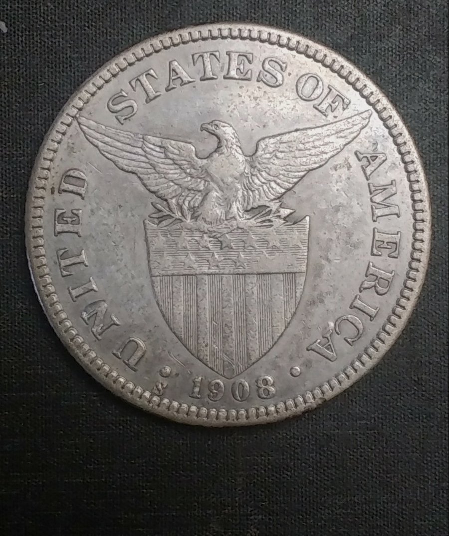 1911-S-Filipinas-20-1908-S-50-Centavos-For-Grading