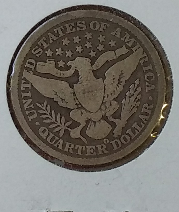 1895-O-Barber-Quarter-Toner-Low-Grade