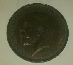 1923-Half-Penny-Found-My-Old-Coin-Collection-Today