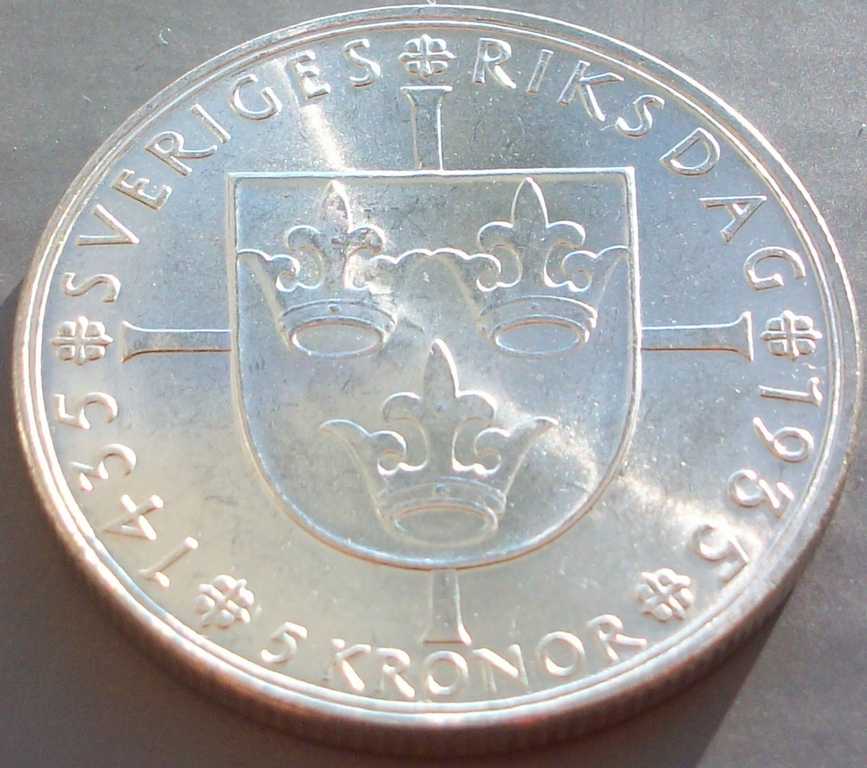 Sweden-5-Kronor-1935---A-Specimen-Revisited-And-En-Masse