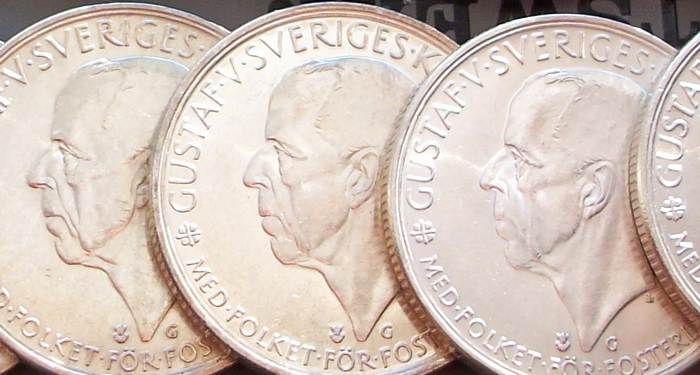 Sweden-5-Kronor-1935---A-Specimen-Revisited-And-En-Masse