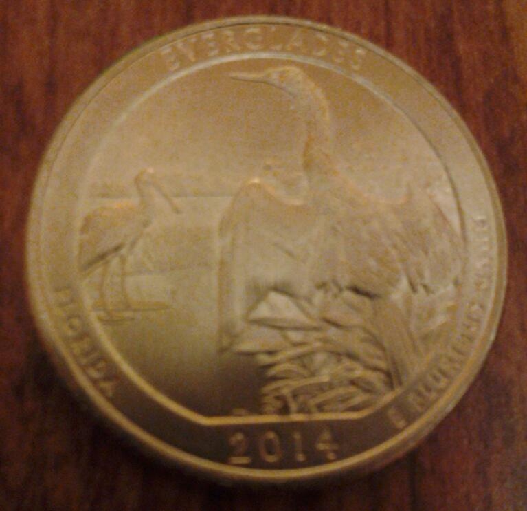 Strange-2014-P-Everglades-Quarter