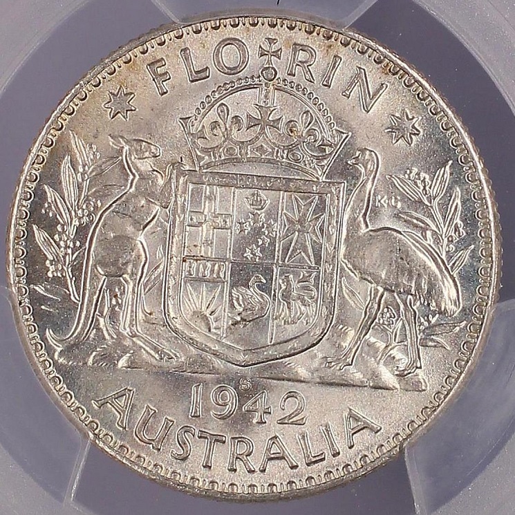 1942-Florin-In-Decent-Shape