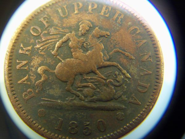 1850-Upper-Canada-Dot-Penny,-For-Grade-Help-Please