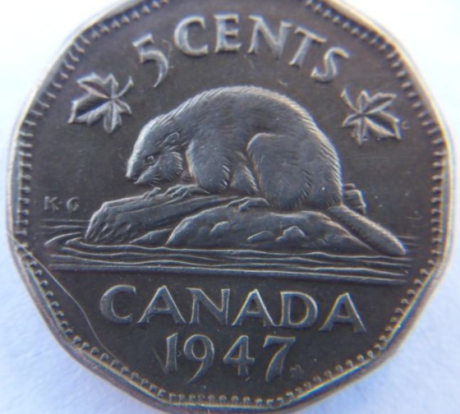 1947-Ml-5-Cent,-DC-And-Looks-Like-Extra-Water-Lines.