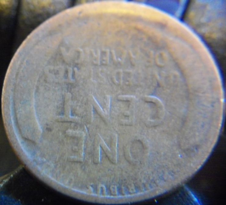 1919-D-Lincoln-Wheat-Cent,-Reversed-Obverse-On-Reverse