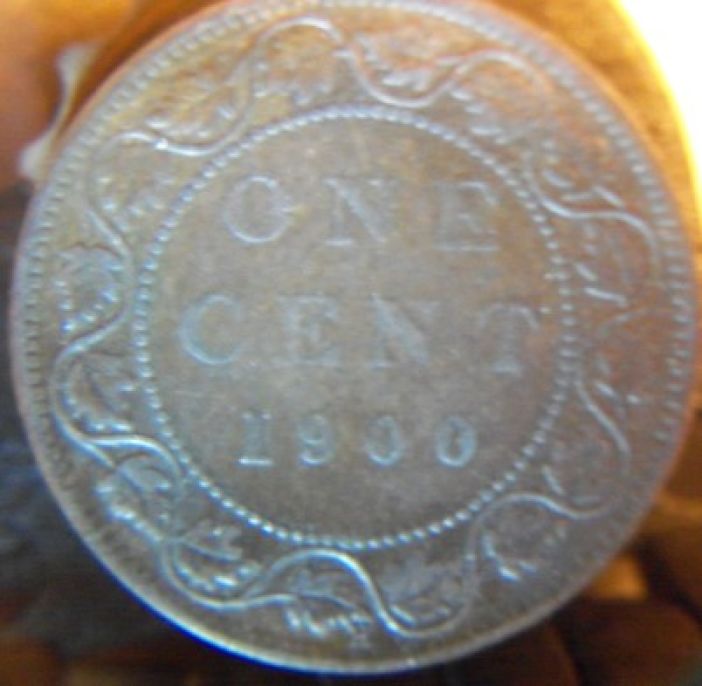1900-H-Large-Cent,-Very-Cool-Obverse-Die-Crack