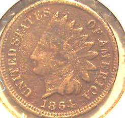 1864-Indian-Cent-
