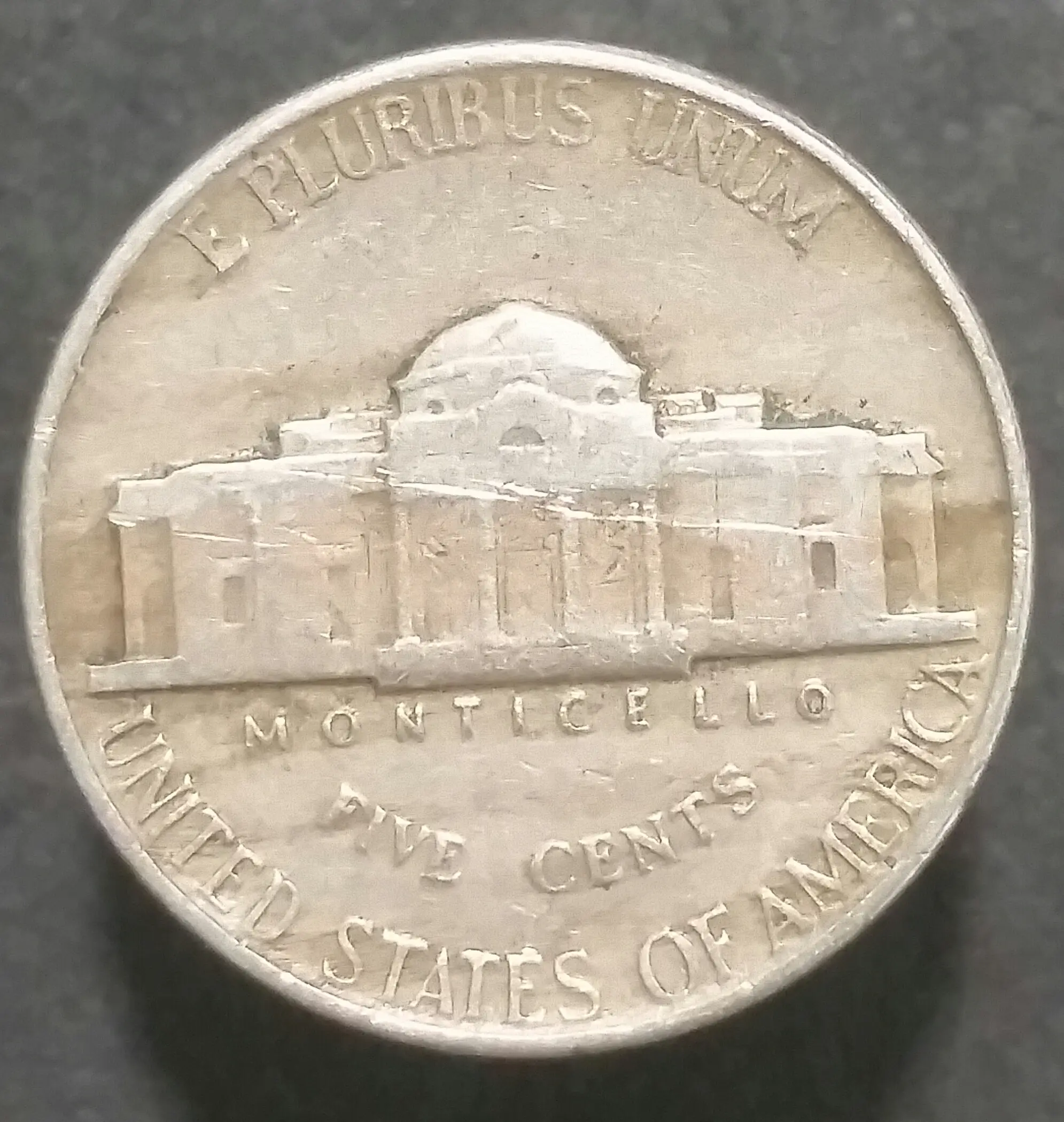 1947-P-Nickel-'Striping'-On-The-Reverse?