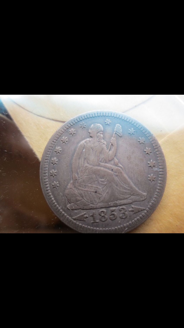 1853-Quarter-With-Rays