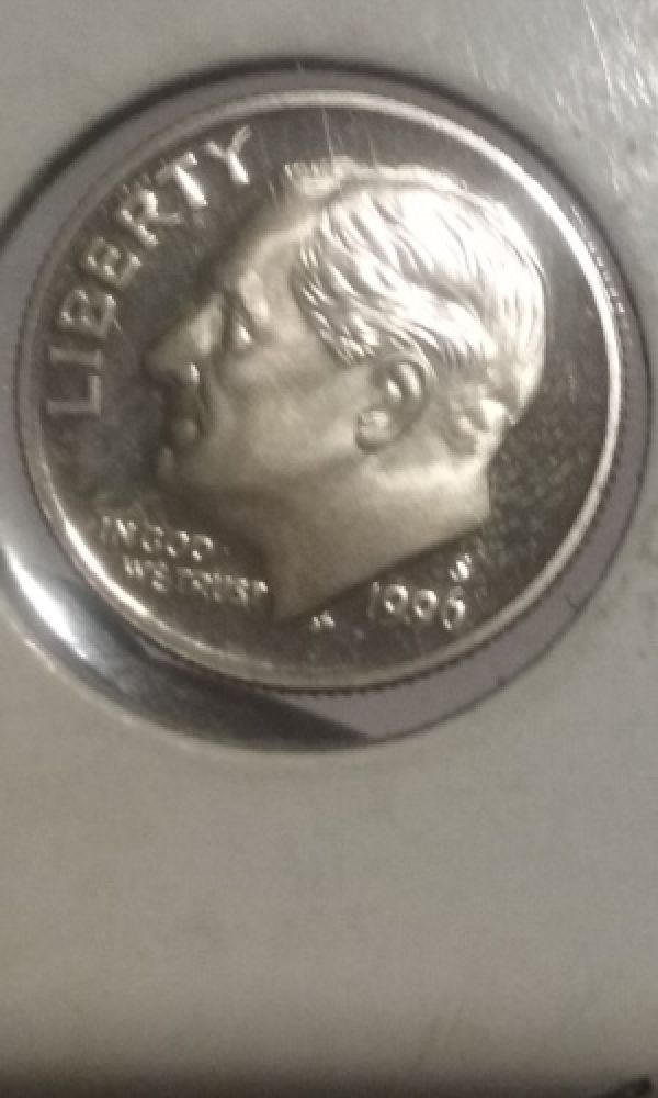 1996-Proof-Dime