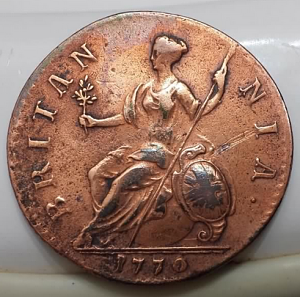 1770-Halfpenny,-Authenticity-And-Grade?
