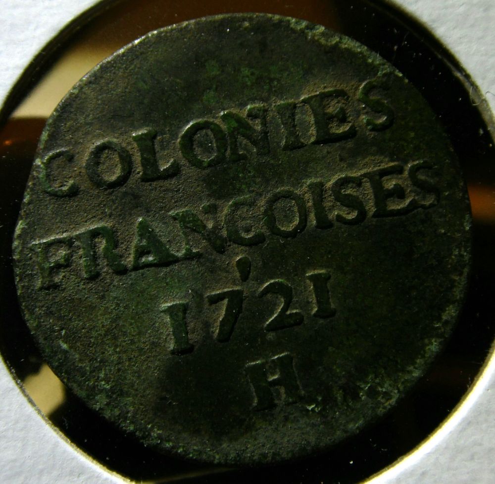 French-Colonies-9-Deniers-1721-H-Grade?-Part-2