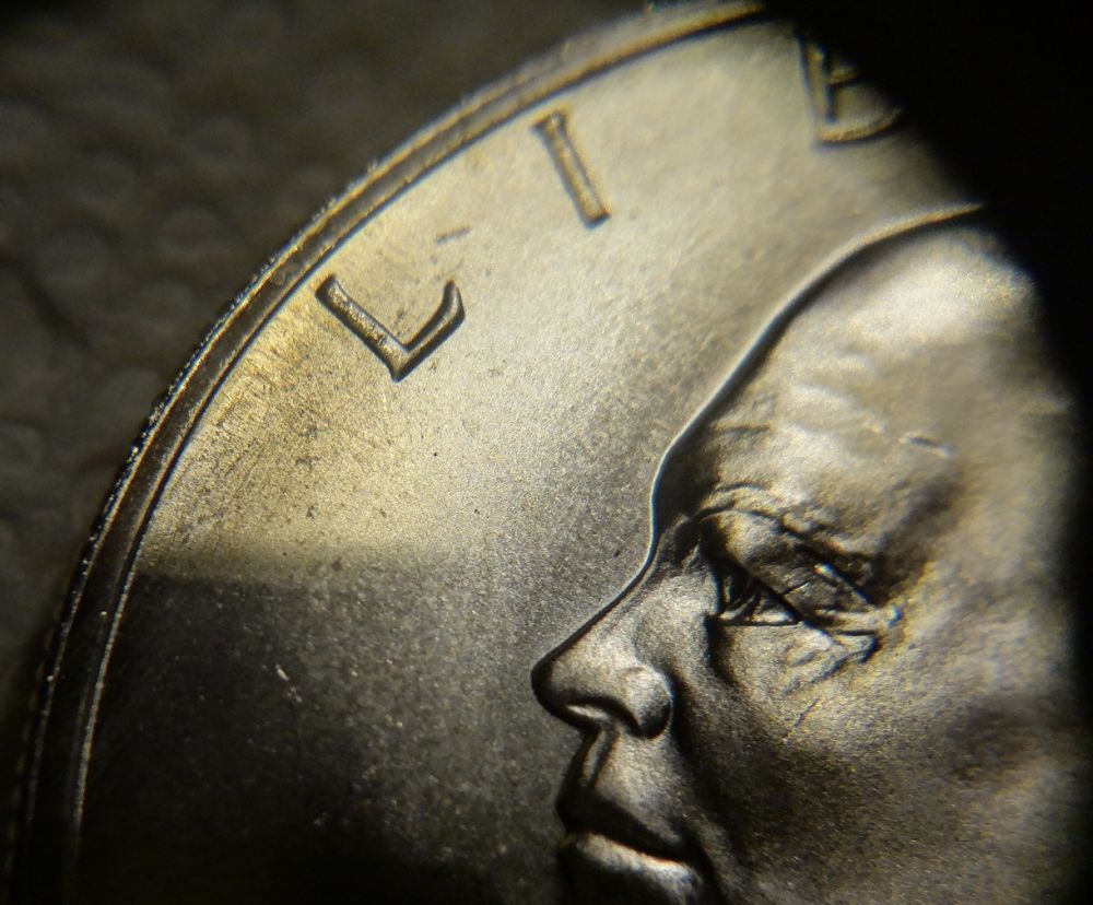 1972--S-Eisenhower-Blue-Ike-Dollar-#1...-Misaligned-Too?