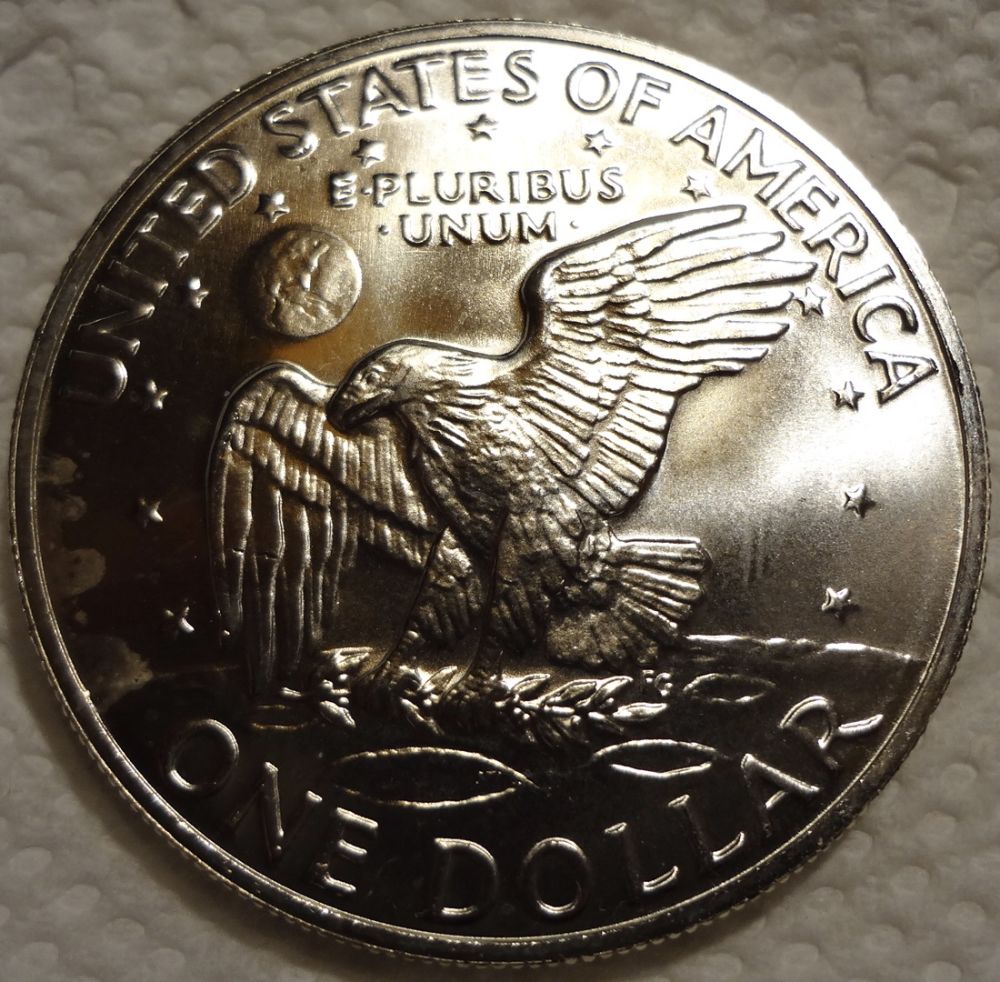 1972--S-Eisenhower-Blue-Ike-Dollar-#1...-Misaligned-Too?