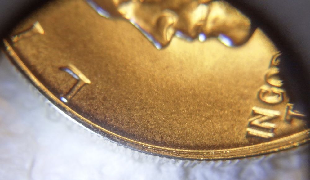 1974--S-Eisenhower-Blue-Ike-Dollar-#3...-Misaligned?