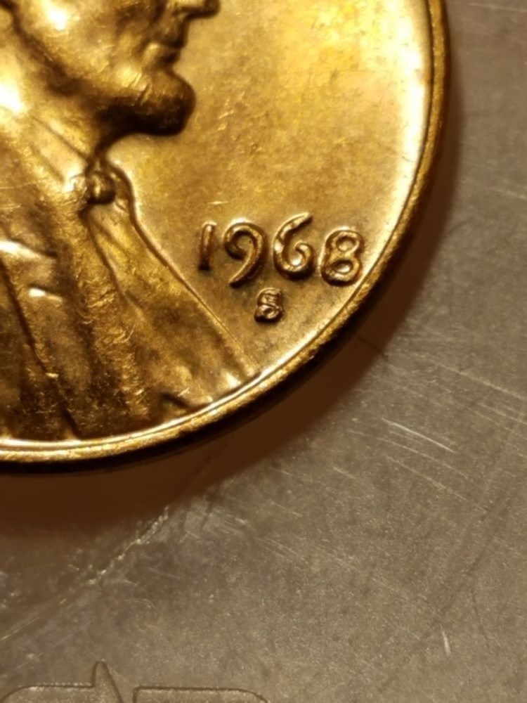 Have-1968-S-Lincoln-Penny-Is-Mint-Mark-RPM?