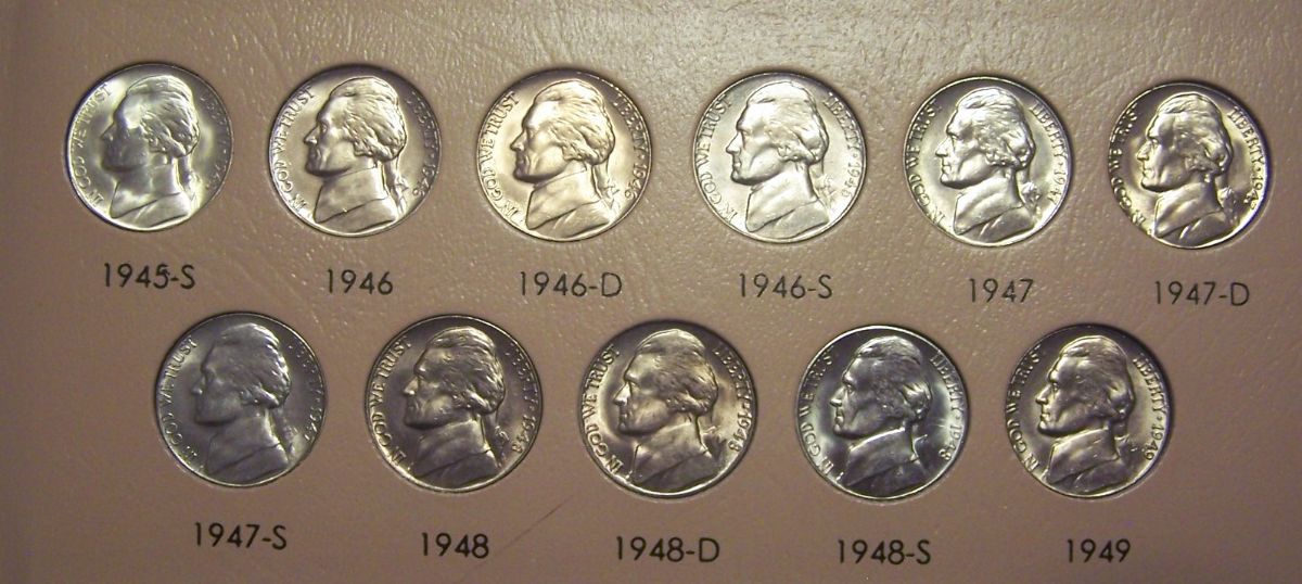 Jefferson-Nickel-Dansco-Album-#8113-1st-Page-Completed