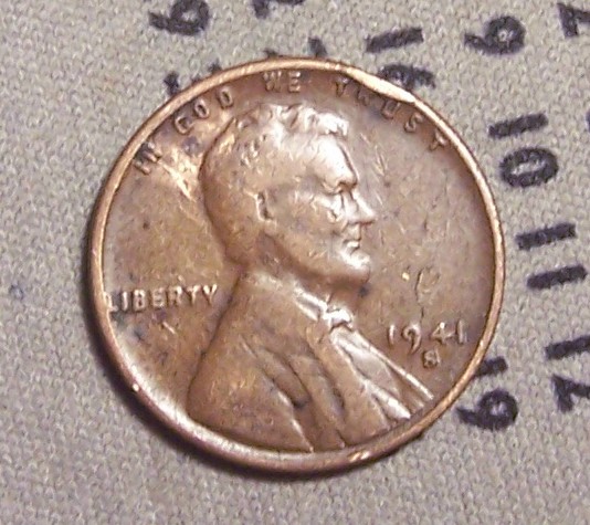1941-S-Lincoln-Wheat-Cent---Lamination-Problem