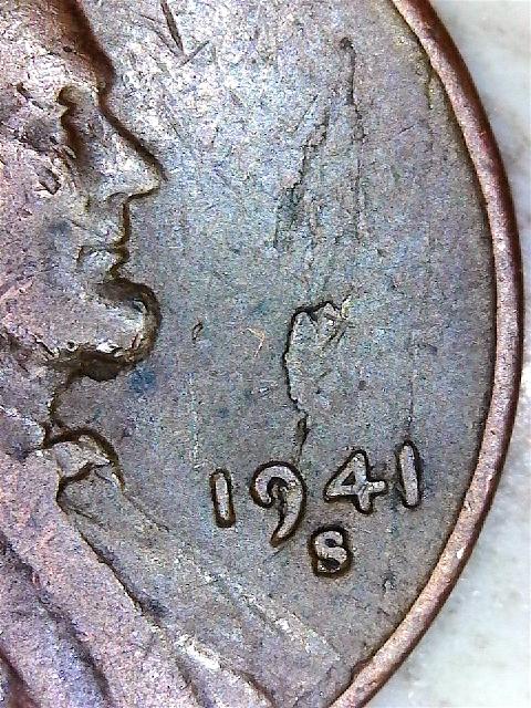 1941-S-Lincoln-Wheat-Cent---Lamination-Problem
