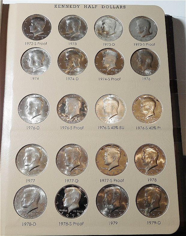 Dansco-8166-Kennedy-Half-W/Proofs-Completed