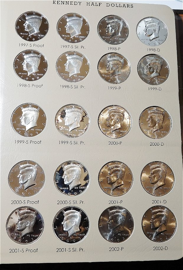 Dansco-8166-Kennedy-Half-W/Proofs-Completed