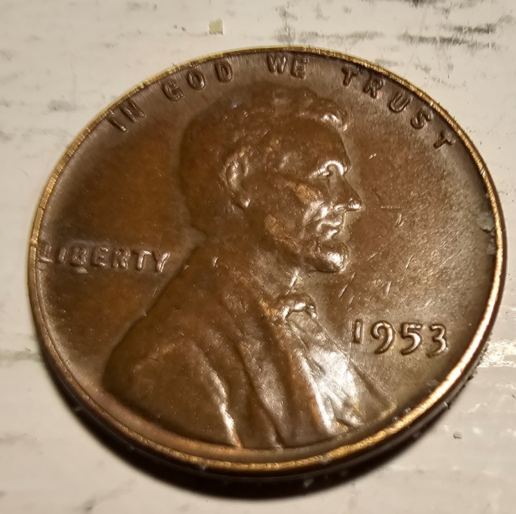 1953-Wheat-Weight-Of-3.38-Grams