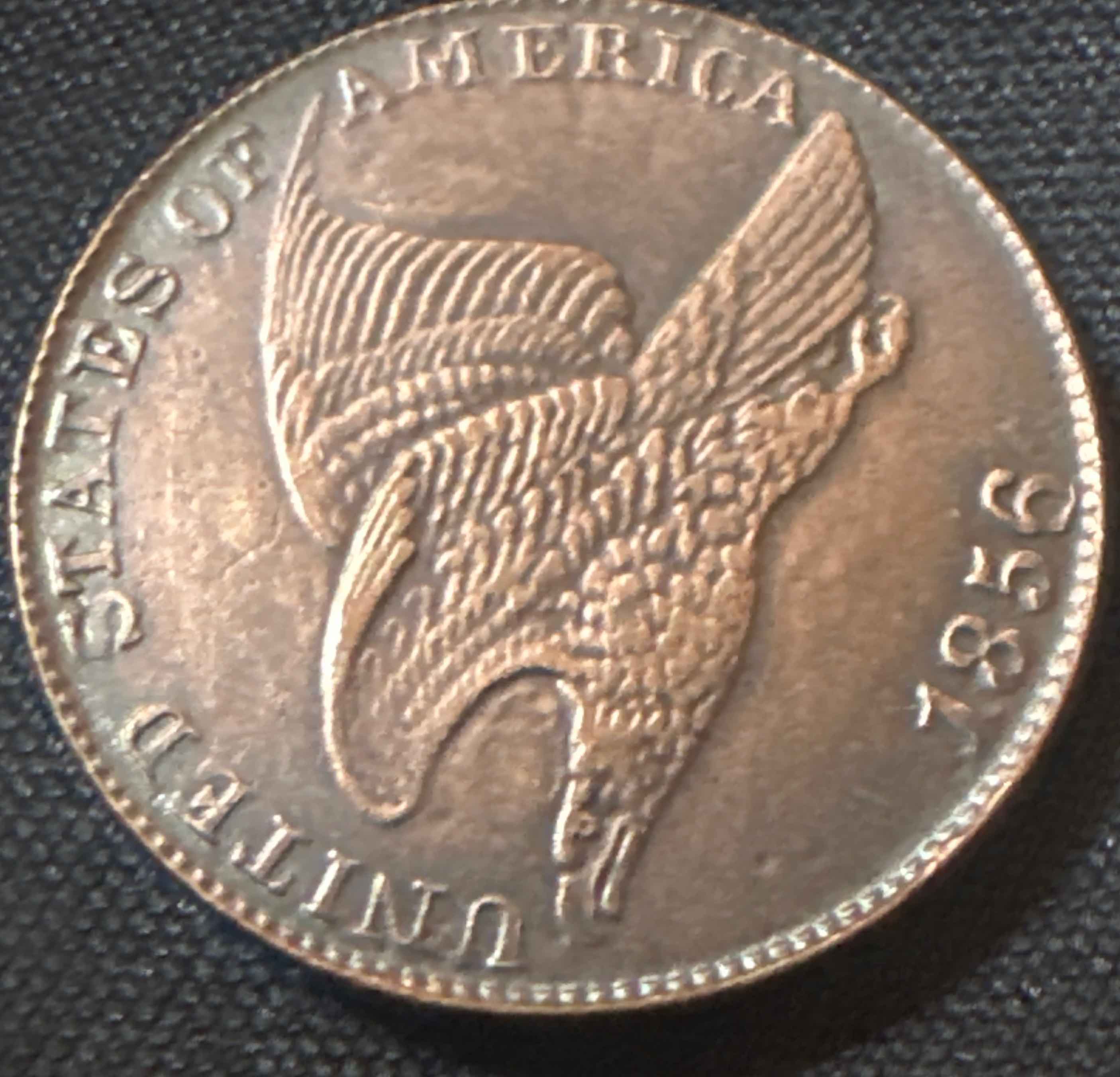 1856-Flying-Eagle-One-Cent!