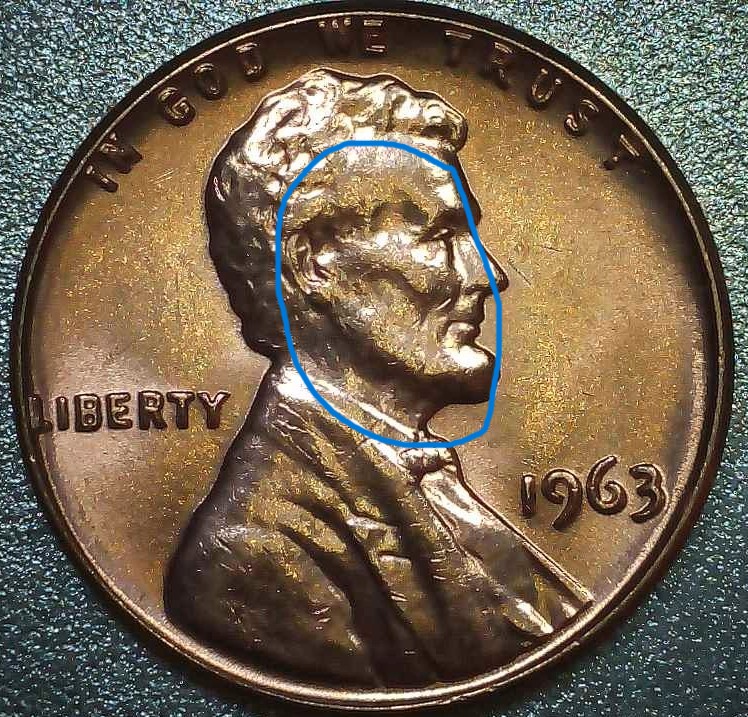 1963-P-Lincoln-Memorial-Cent-Nice-Looking