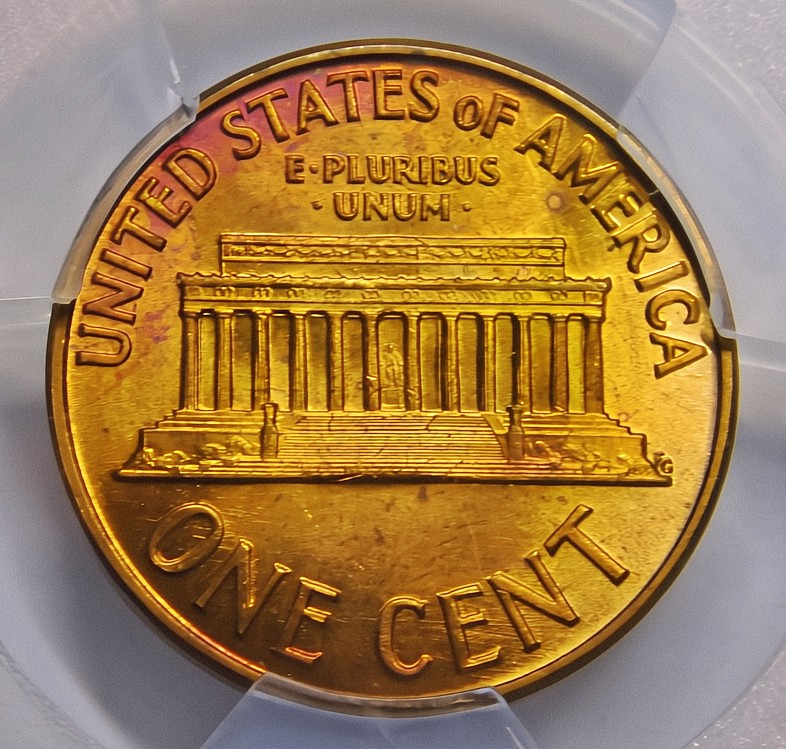 Toned-1960-Small-Date-Lincoln-Cent-For-Grading