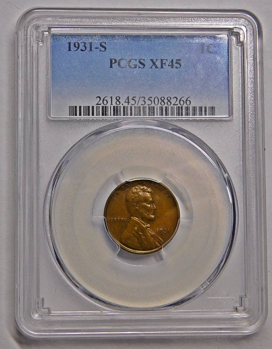 1931-S-Wheat-Cent-For-Grading.