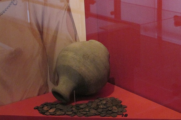 Some-Roman-Coins-At-The-Museum-Of-London