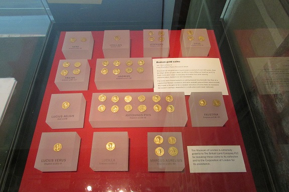 Some-Roman-Coins-At-The-Museum-Of-London