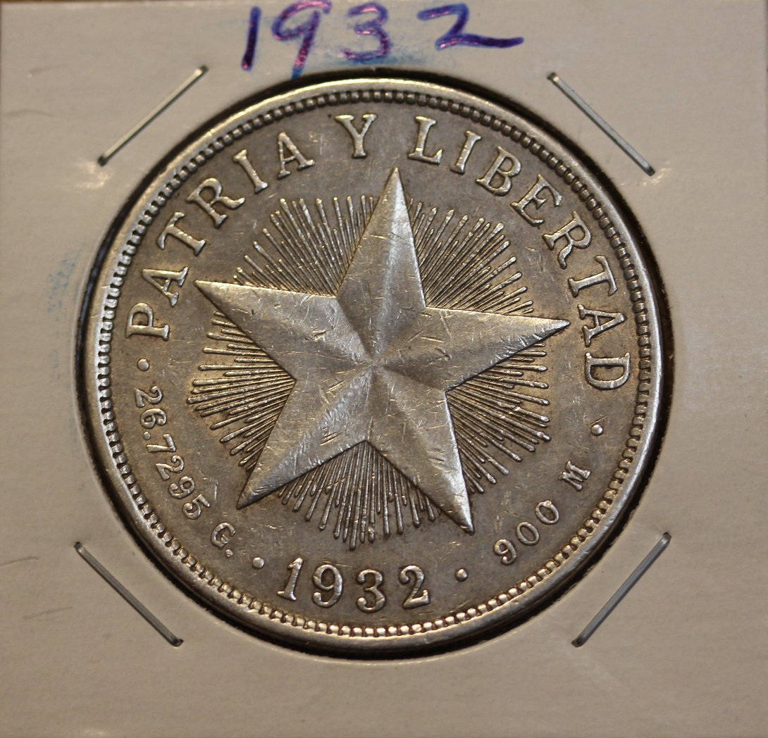 Cuban-Silver-Pesos---1953-And-Earlier