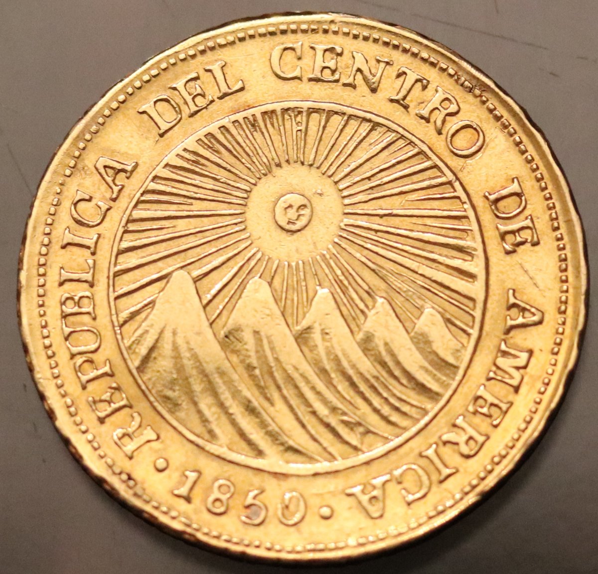 1850-Central-America-2-Escudos-Gold---Genuine-Or-Counterfeit?