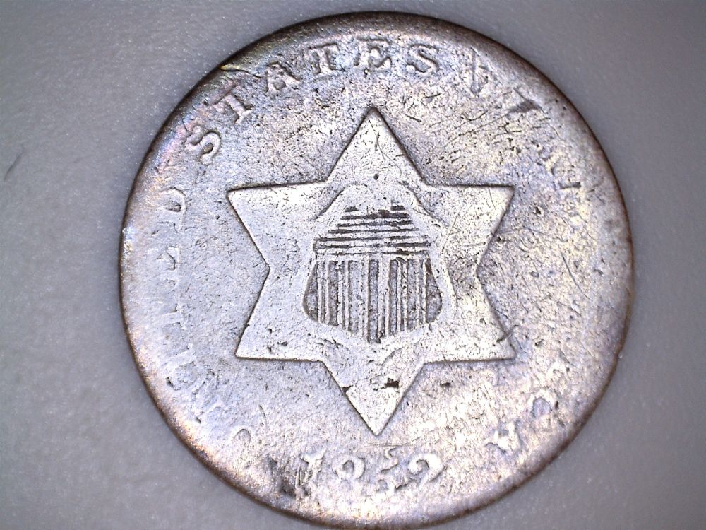 Condition-Of-This-1852-3c-Coin