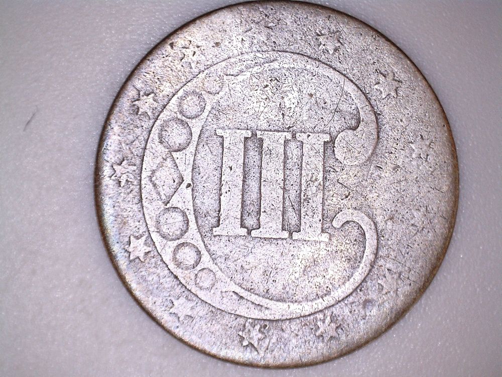 Condition-Of-This-1852-3c-Coin