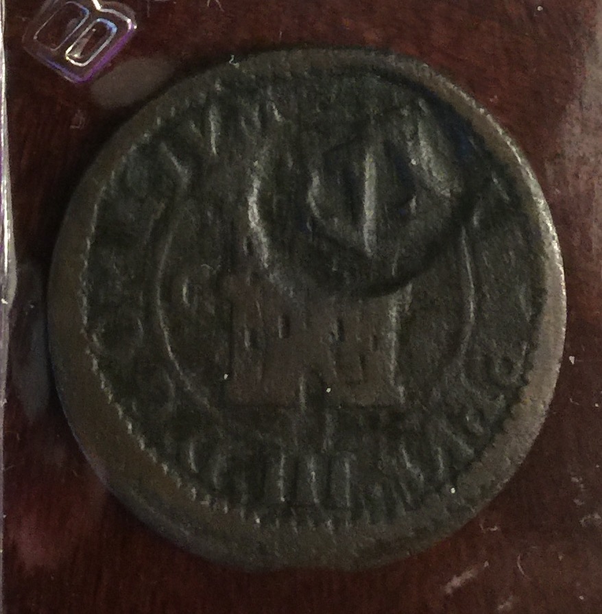 Unknown-Bronze-Coin-Dated-1636.-Spanish?
